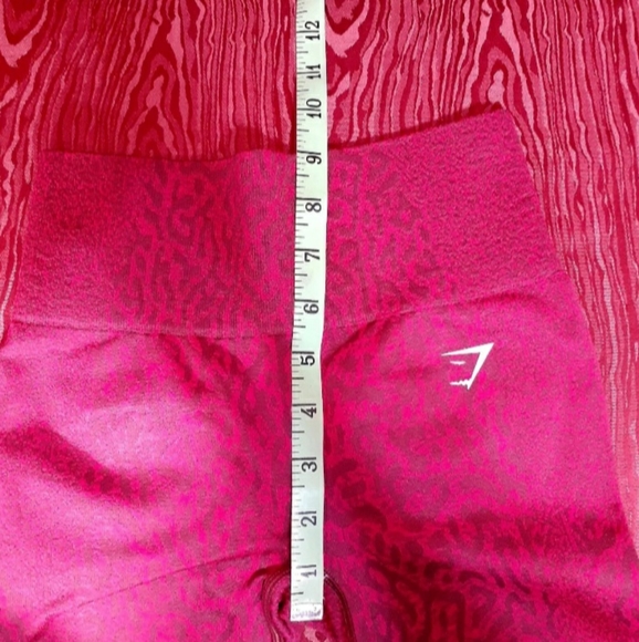 Gymshark Seamless Leggings Burgundy Adapt Camo Size XS Yoga Workout Running Gym - Picture 11 of 12